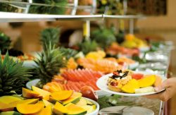 Buffet fruta vacaciones RIU