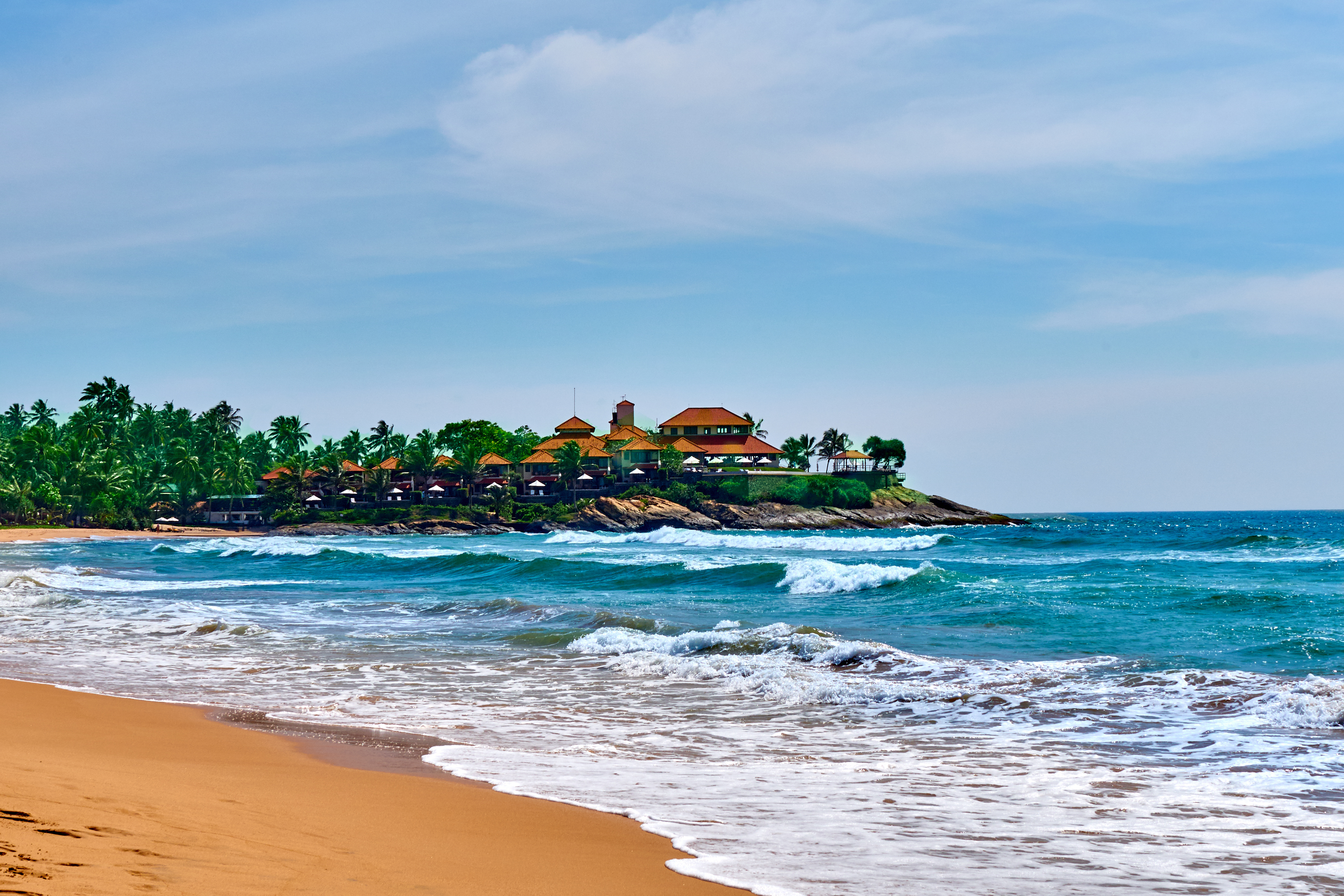 Five of Sri-Lanka's beaches in the south-west