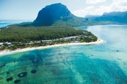 Panoramic view of the islands of Mauritius