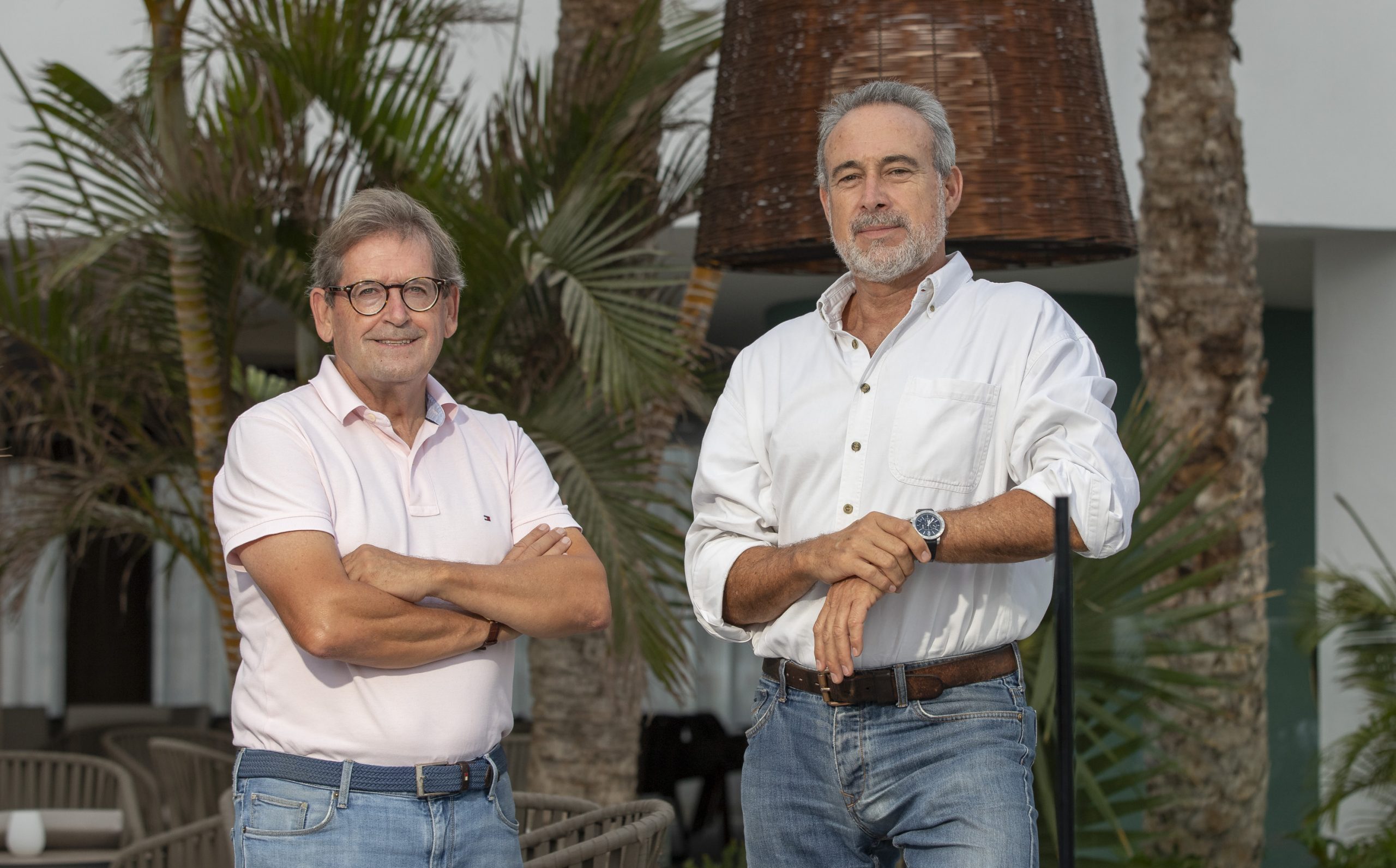 Luis Riu, CEO de Riu Hotels & Resorts, y Félix Casado, consejero de la Zona Atlántica de la cadena.