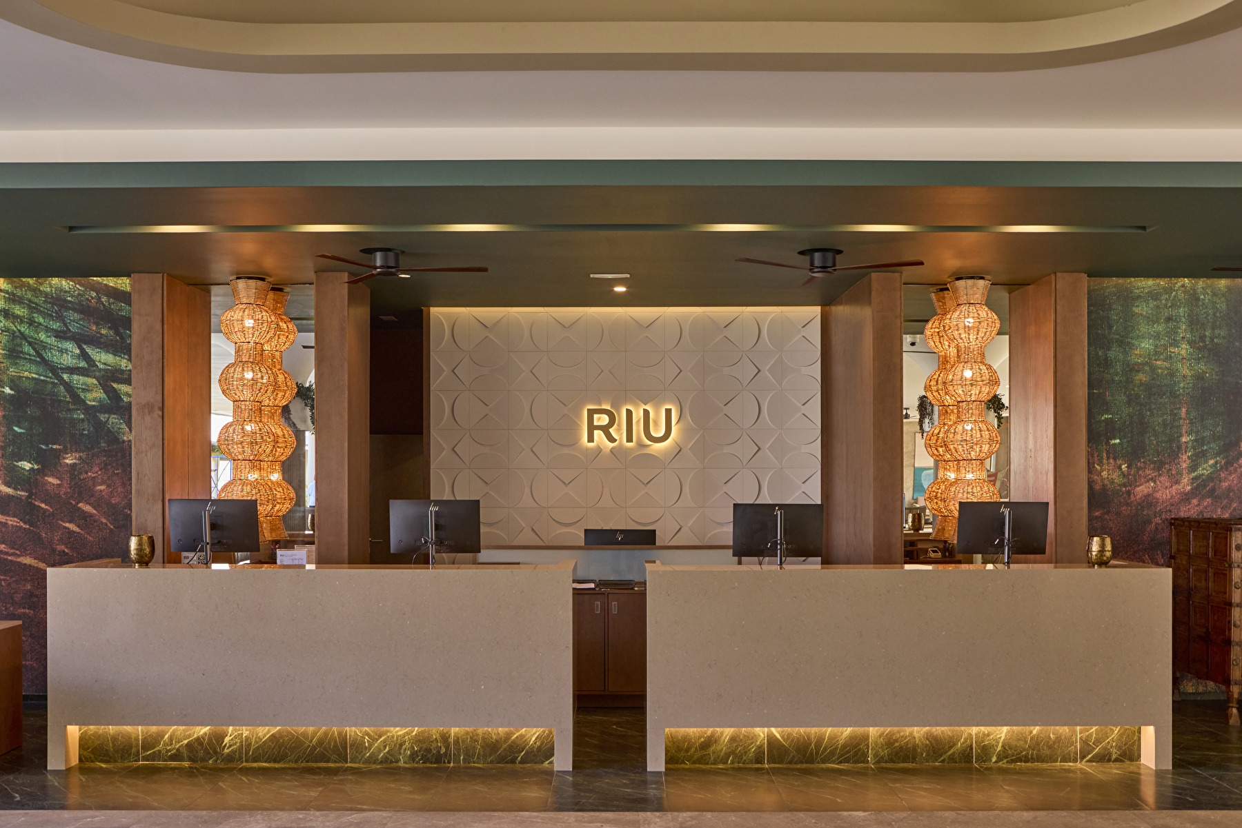 Rezeption im Hotel Riu Turquoise auf Mauritius
