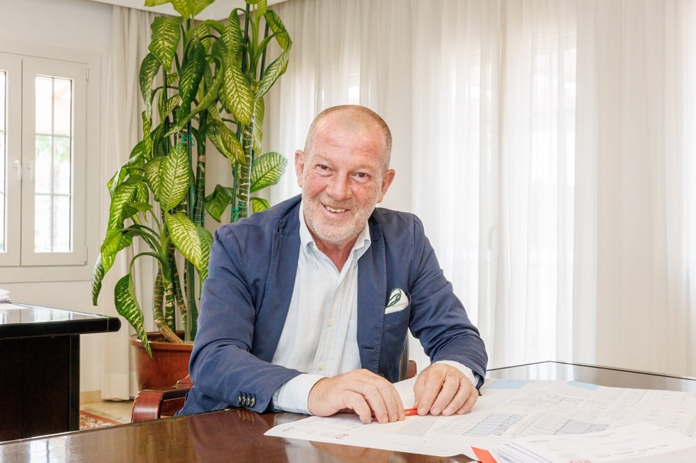 José María Sanchís, Director of Construction for RIU Hotels in the Americas, at the chain's headquarters in Palma