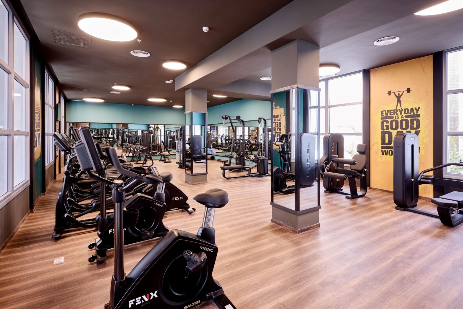 The gym at the Riu Palace Bavaro after the renovation