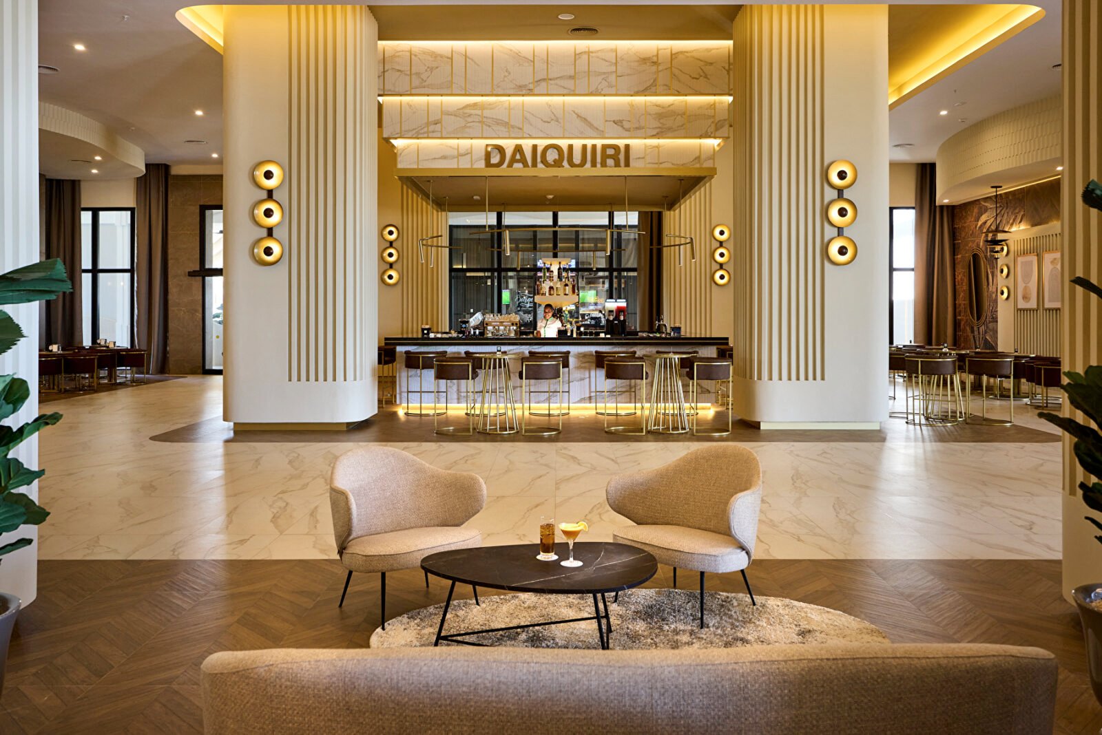 The Daiquiri Lobby Bar at the Hotel Riu Palace Aquarelle in Jamaica