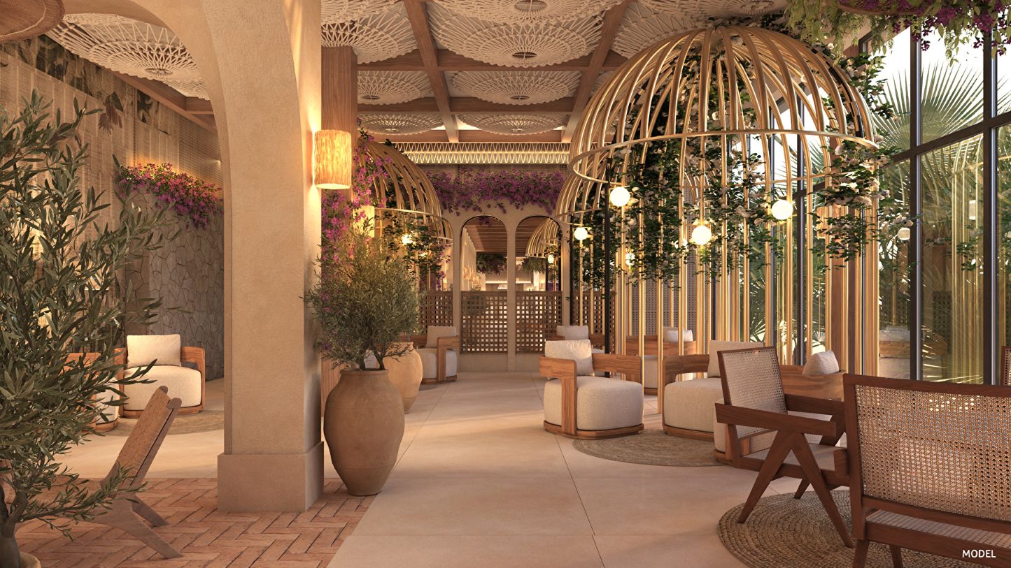 Lobby of the newly renovated Riu Palace La Mola