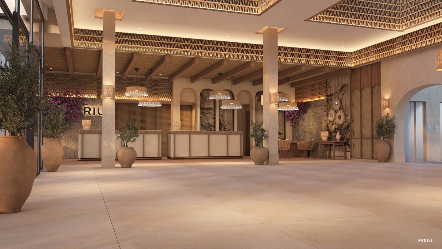 Lobby des renovierten Riu Palace La Mola