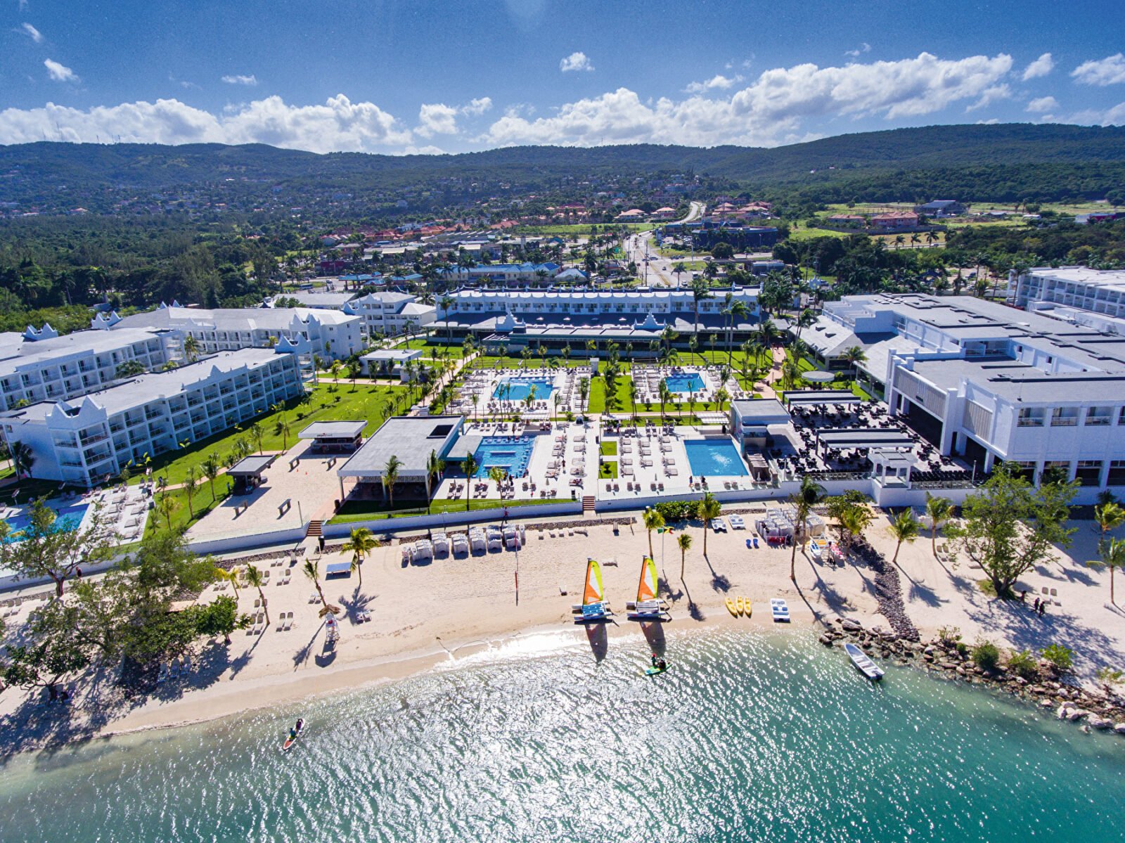 Vista aérea del hotel Riu Montego Bay