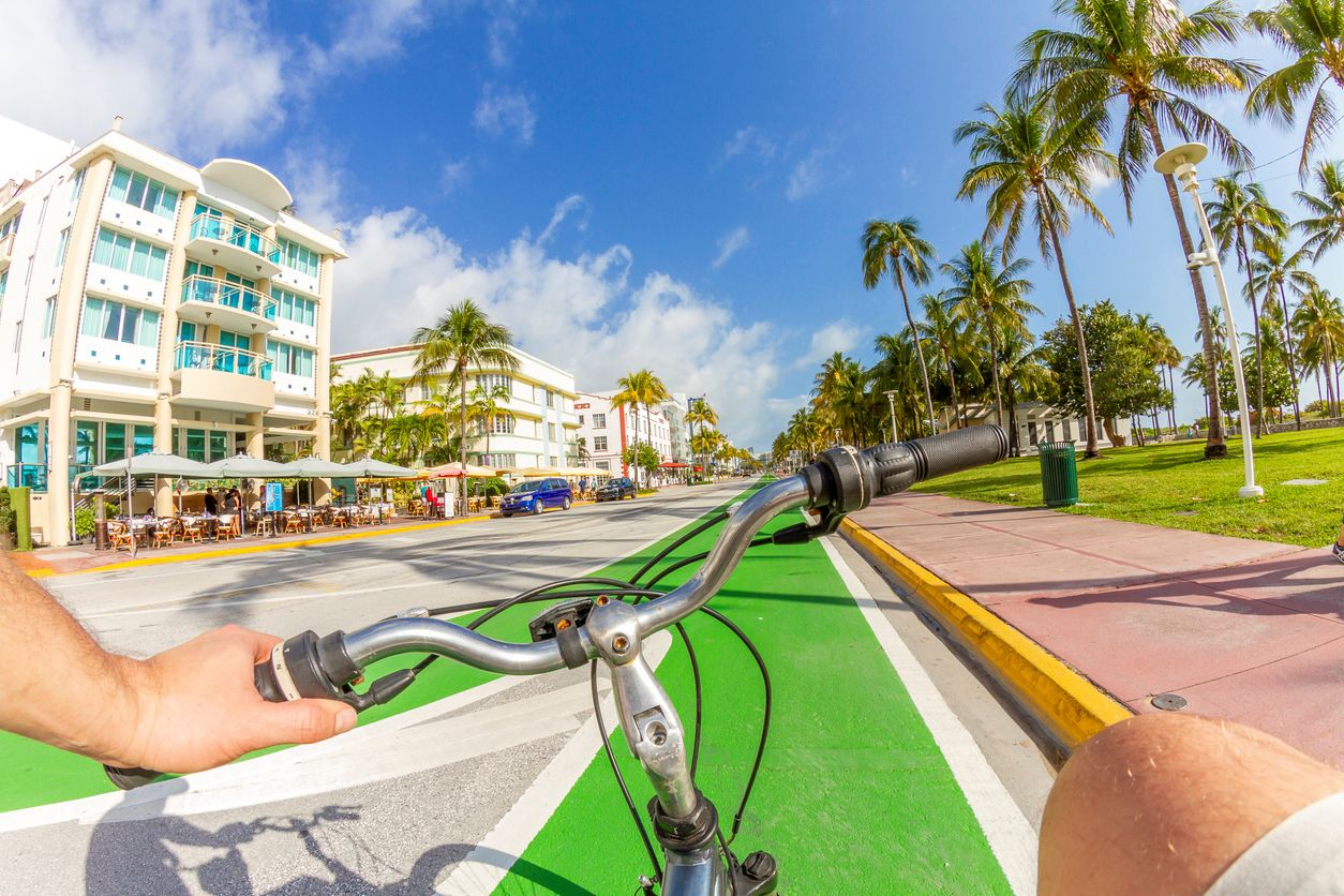 Paseo marítimo en Miami Beach