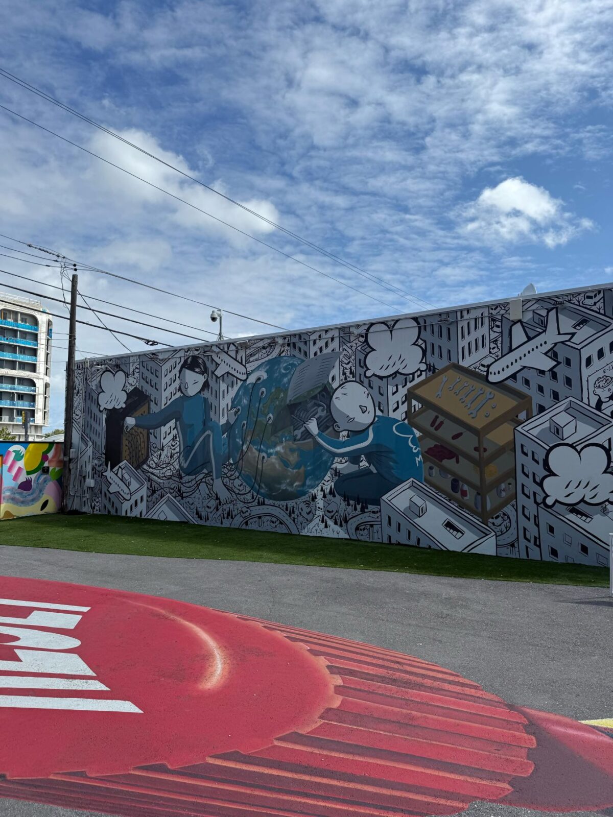 arte callejero en el famoso barrio Wynwood Walls