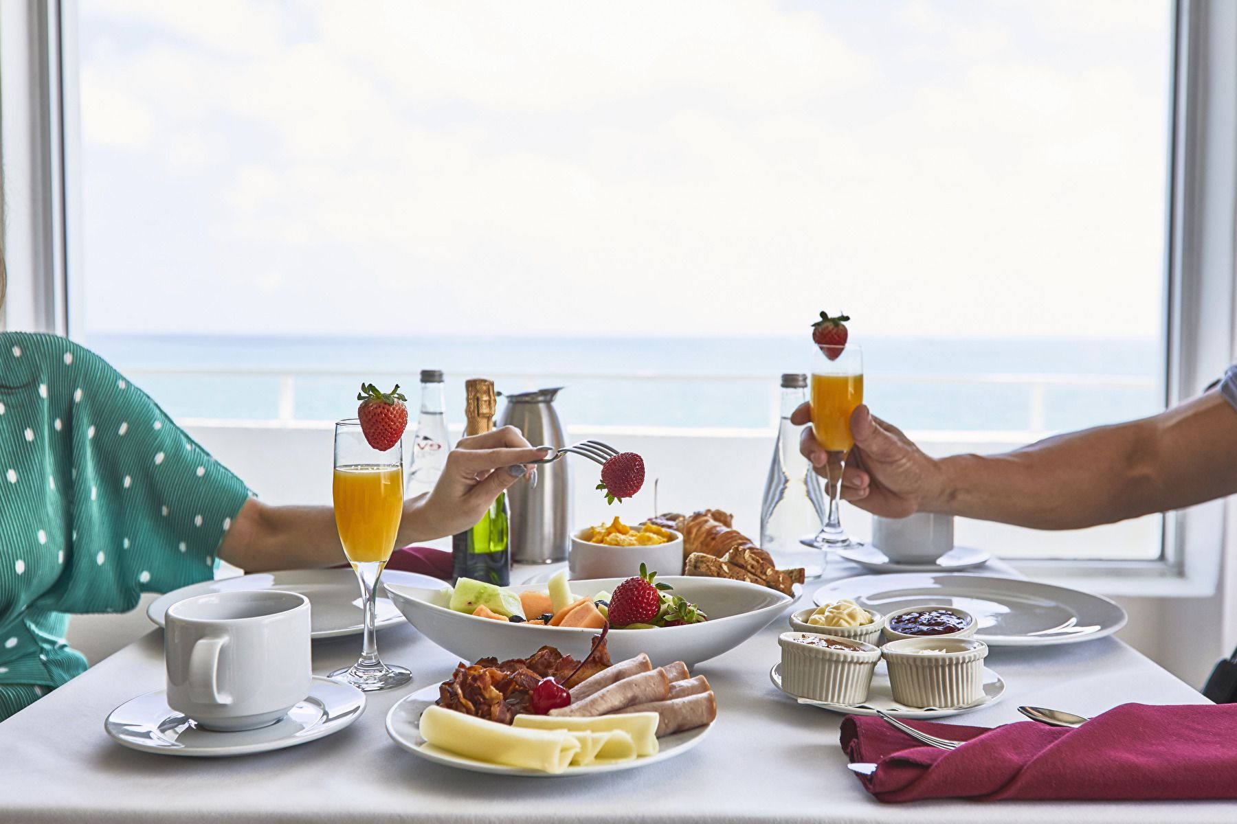 desayuno del hotel Riu Plaza Miami Beach